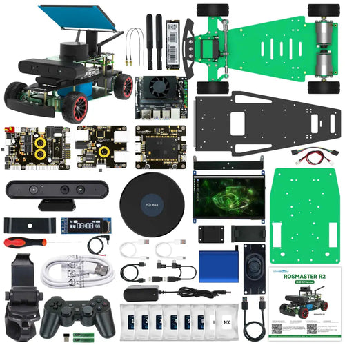 Yahboom Rosmaster R2 ROS2 Robot Ackermann Structure (Ultimate Version with Jetson Orin NX 8GB Board)