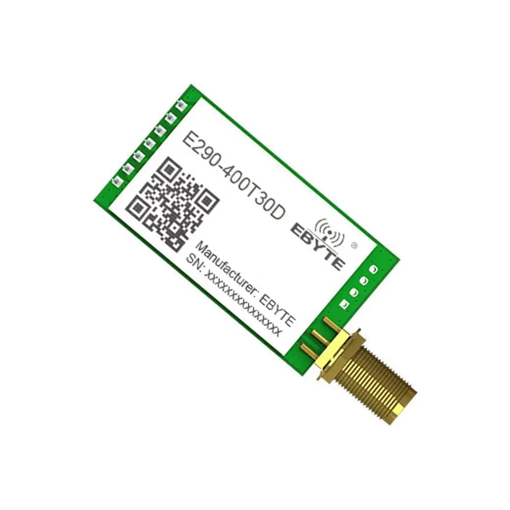 E290-400T30D UART wireless serial port module based on the PAN3060 RF chip AT Command CIAP upgrade Single point of wake-up Airspeed adaptive Automatic relay networking