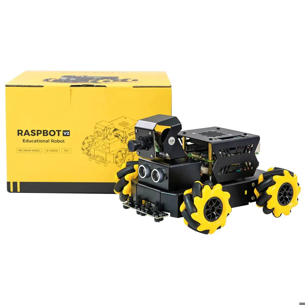 Yahboom AI Vision Robot Raspberry Pi 5 Car Support Python Progamming Open Source-Standard Version(RPi 8GB Board)