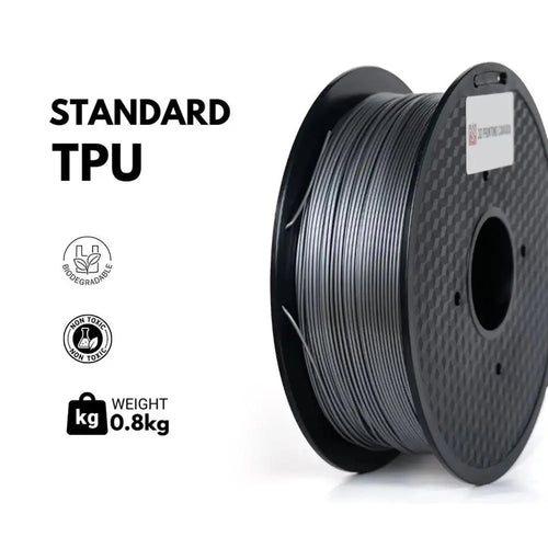 Black Standard TPU Filament 1.75mm 1kg