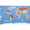TTS World Outdoor &amp; Classroom Map - Bee-Bot &amp; Blue-Bot Compatible, Weather-Resistant Geography Wall / Floor Mat, Interactive Coding &amp; Spatial Learning, STEAM Education | 80×145 cm