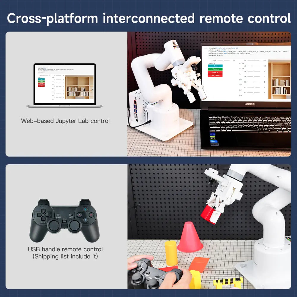 Yahboom JetCobot 7-axis visual collaborative robotic arm-Jetson Orin NANO 8GB SUPER