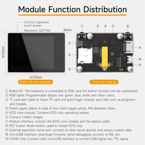 Yahboom K210 Visual Recognition Module (EN Manual)