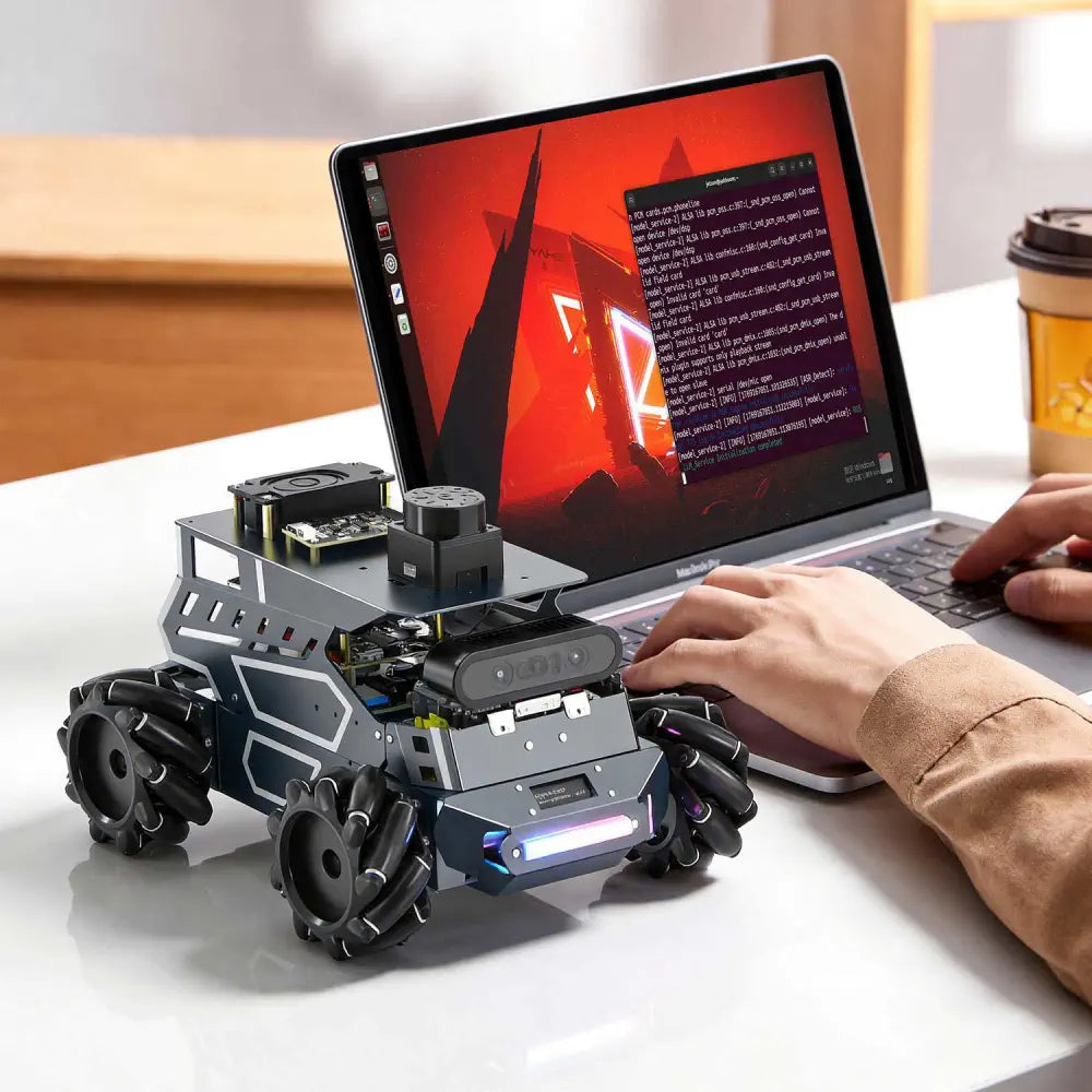 ROSMASTER M3 AI Large Model ROS2 Robot Kit-Standard Version With Orin NANO SUPER 8GB Board