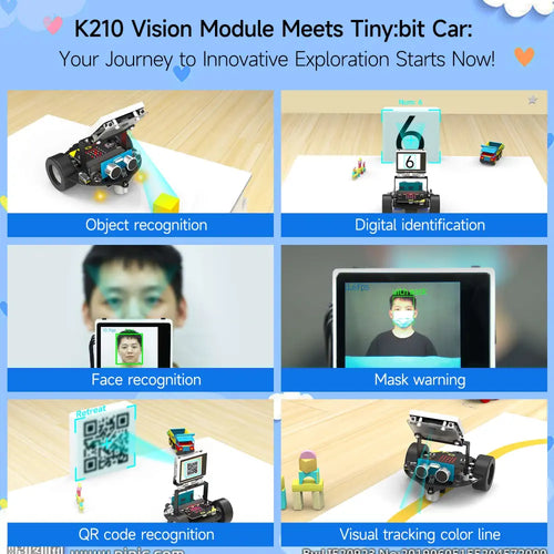 Yahboom Tiny:bit Pro AI visual robot car Without Microbit Board