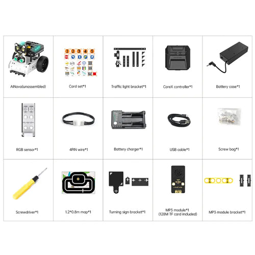 Hiwonder Programming Mini Autonomous Driving AI Education Demonstration Kit with AiNova Intelligent Vision Car