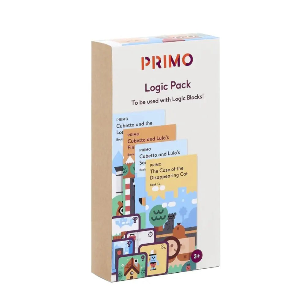 Primo Cubetto Logic Pack - Educational STEM Learning Coding Robot Kit for Kids - Coding Robot Learning Set - Classroom Programming Toy - Home Education Activities| Age3+