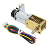 Micro DC Worm Gear Motor w/ Encoder - 3V 18RPM