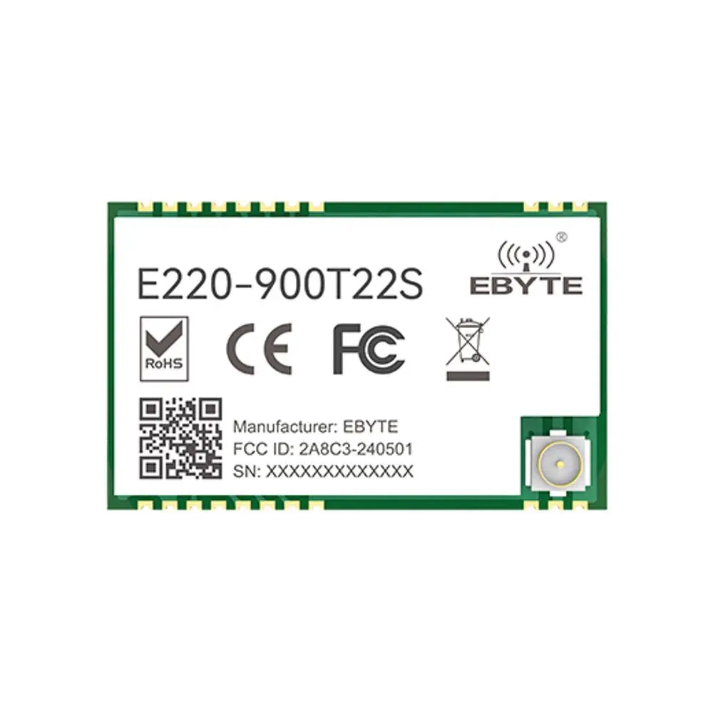 E220-900T22S LoRa E220 Module LLCC68 chip 22dBm ISM band 850.125~930.125MHz LoRa Spread Spectrum SMD IPEX Antenna Anti-interference