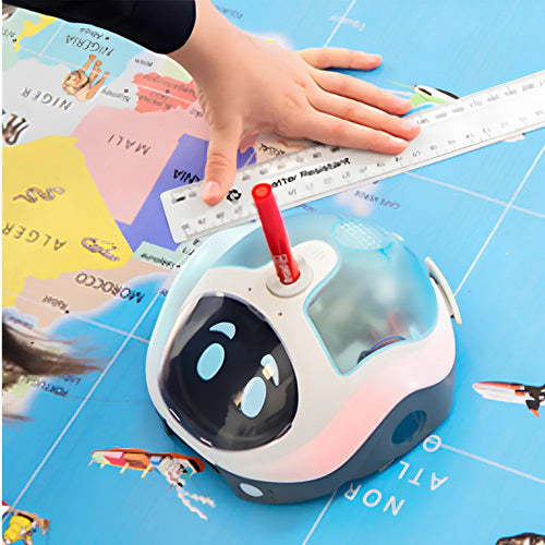 Loti-Bot Coding Robot with Amusement Park Activity Play Mat Bundle, STEM Educational Toys Gifts for Kids Ages 7 and up