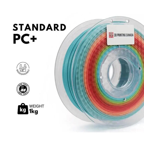 Standard PC+ Transparent / Natural 1.75mm Filament 1kg