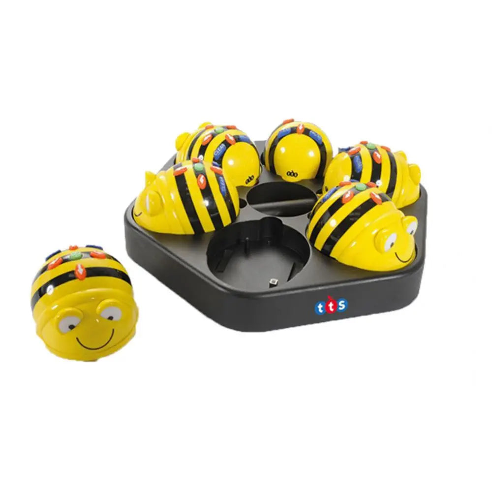 TTS Docking Station 2 with USB Cable - Charging &amp; Storage for Bee-Bot &amp; Blue-Bot Robots, 6 Device Capacity, Classroom Organization - STEM Educational Accessory for Coding Toys