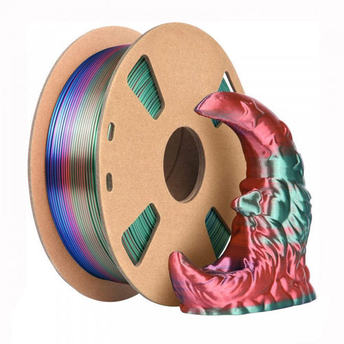 3D Printing Canada Polychromatic Tri-Colour Silk PLA Filament 1.75mm 1 kg