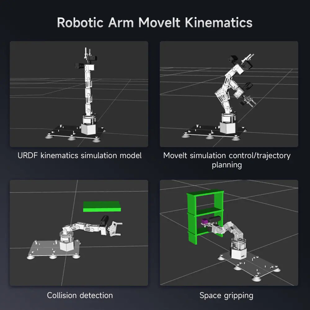 Yahboom DOFBOT Pro AI Large  Language Model 3D Depth Vision Robotic Arm-Ultimate Version with Jetson Orin NANO SUPER 8GB Board