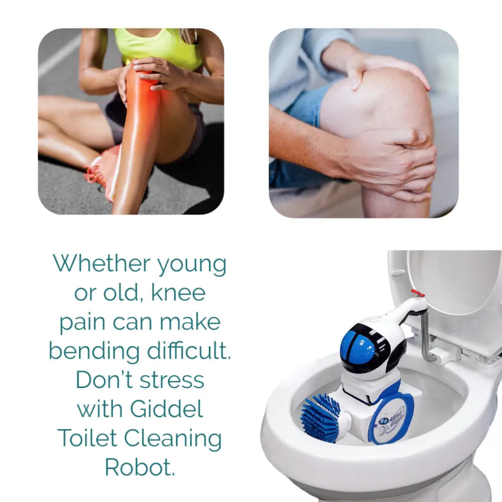 Giddel Toilet Cleaning Robot + Elongated Seat Kit