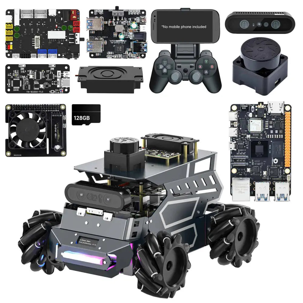 ROSMASTER M3 AI Large Model ROS2 Robot Kit-Standard Version With RDK X5 8GB