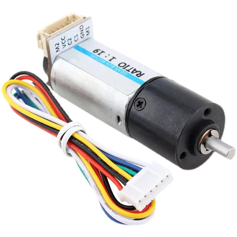 20D Planetary Gearmotor w/ Encoder - 6V 47RPM