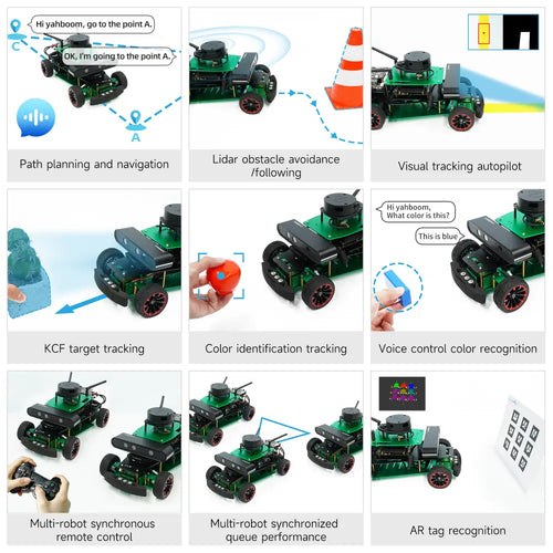 Yahboom Rosmaster R2 ROS2 Robot Ackermann Structure (Ultimate Version with Jetson Orin NANO 4GB Board)