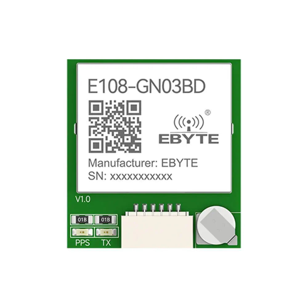 E108-GN03BD Small size BDS single Beidou positioning module BDS module Small size positioning module AT6668B chip solution Adopts RF baseband integrated design