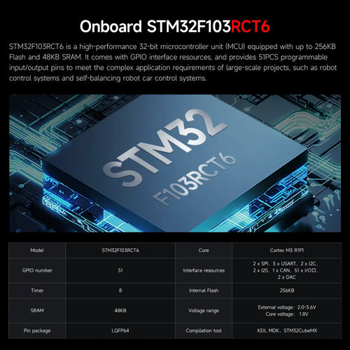 STM32 Self-balancing Robot Car Driver Board--Expansion Kit