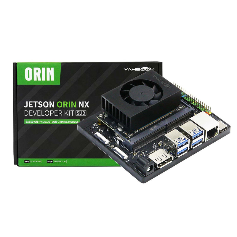 Yahboom Jetson Orin NX 16GB SUB Development Kit Based On NVIDIA Core Module For ROS AI Deep Learning(Orin NX 16GB-Mini PC Kit)