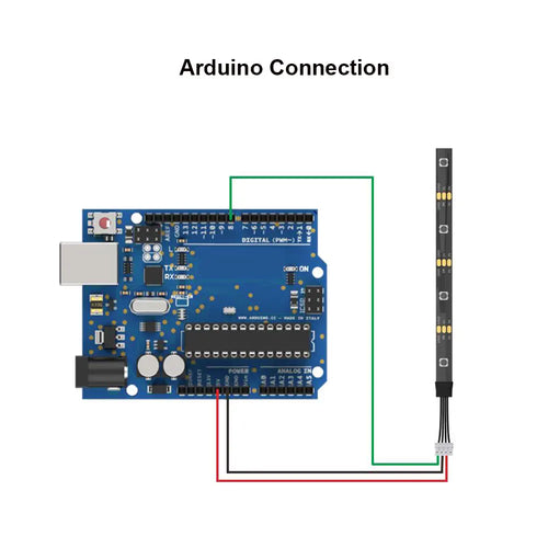 Hiwonder RGB Light Strip Module Compatible w/ Micro:bit &amp; Raspberry Pi