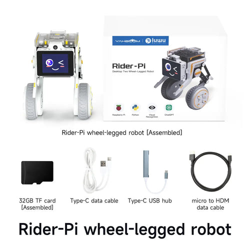 Yahboon Rider-Pi Two Wheel-legged Robot(Raspberry Pi CM4 core module)