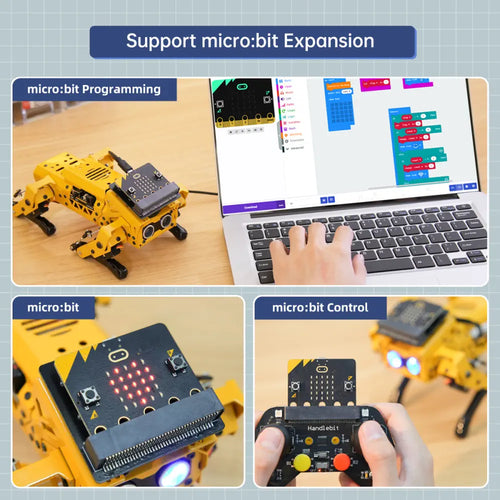 Hiwonder MechDog Pro Open-Source AI Robot Dog with Robot Arm, IoT, AI Voice &amp; Vision Interaction, Python, Arduino &amp; Scratch Programmable