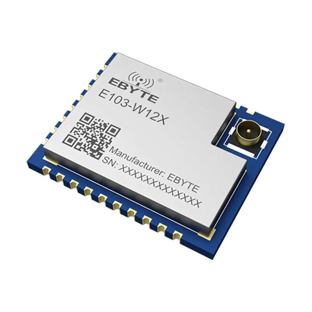 E103-W12X Ultra-low power consumption, Dialog solution chip—DA16200 serial WiFi module,AT command, supports WEP/WPA/WPA2/WPA3