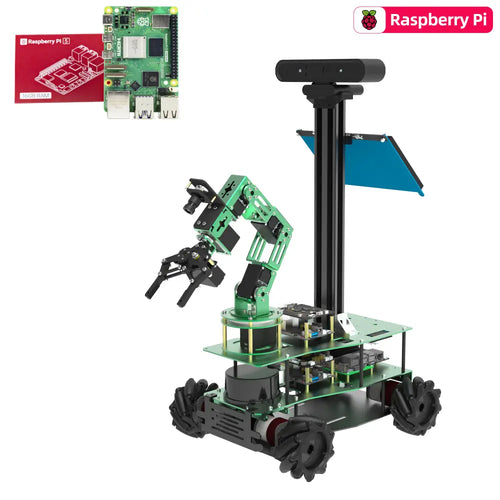 Yahboom Rosmaster X3 Plus 6-DOF Robotic Arm with AI Vision and Voice Control RaspberryPi Version(With RaspberryPi 5 16G Board)