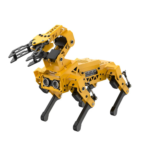 Hiwonder MechDog Pro Open-Source AI Robot Dog with Robot Arm, IoT, AI Voice &amp; Vision Interaction, Python, Arduino &amp; Scratch Programmable