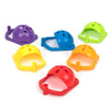 TTS Pen Holder for Bee-Bot (6x) - Rainbow Colored Click On Shells - Classroom Coding Accessories - Enhances Programming Skills &amp; Directional Learning - Educational Toy Set