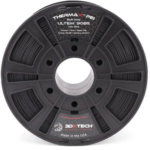 3DXTech ThermaX PEI 9085 Filament - 1.75mm x 0.5 kg - Black