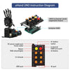 uHand UNO Open Source AI Bionic Robot Hand Support Somatosensory Control, Arduino Programming (Advanced Kit - Left Hand)