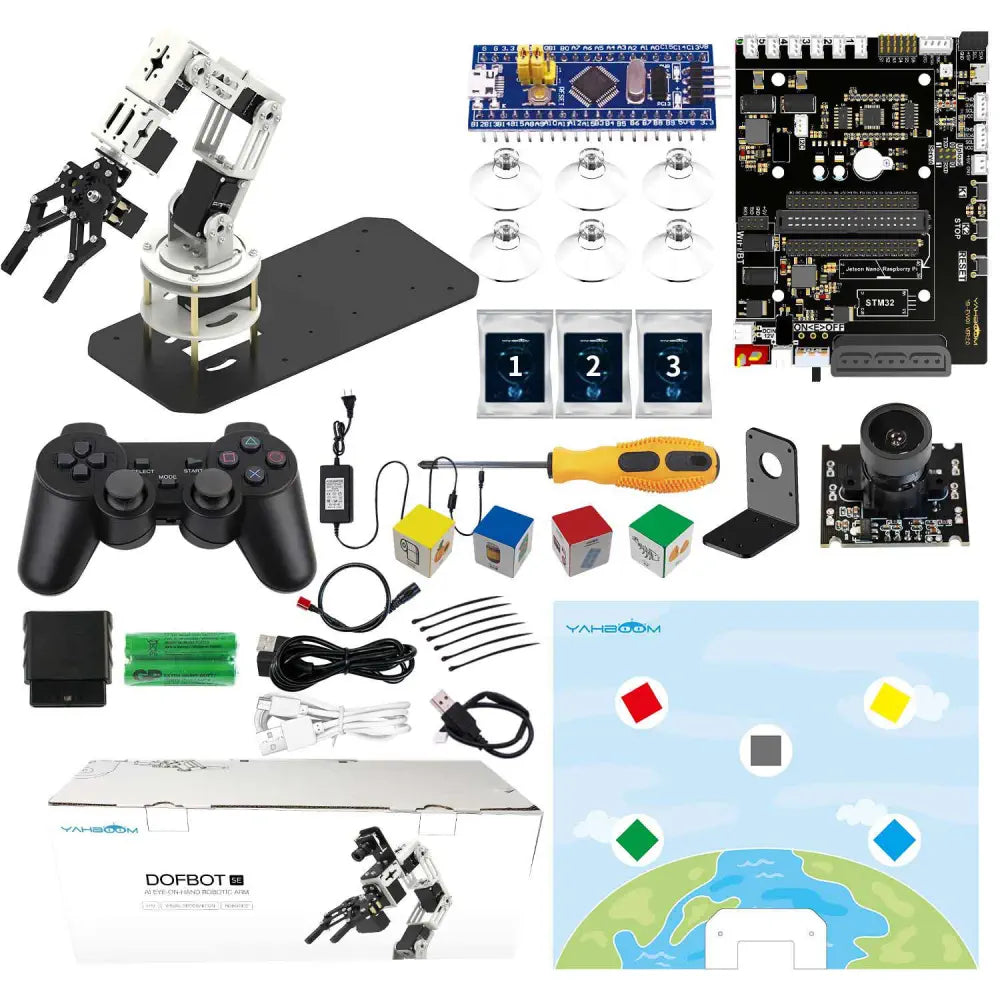 DOFBOT SE AI Vision Robotic Arm with ROS2 Python Programming (Virtual Machine system)-Standard Version