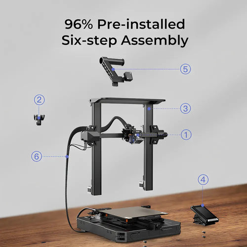 Creality Ender 3 S1 Pro 3D Printer w/ High-Temperature Nozzles, Full-Metal Dual-Gear Direct Extruder, Auto Leveling, PEI Magnetic Platform