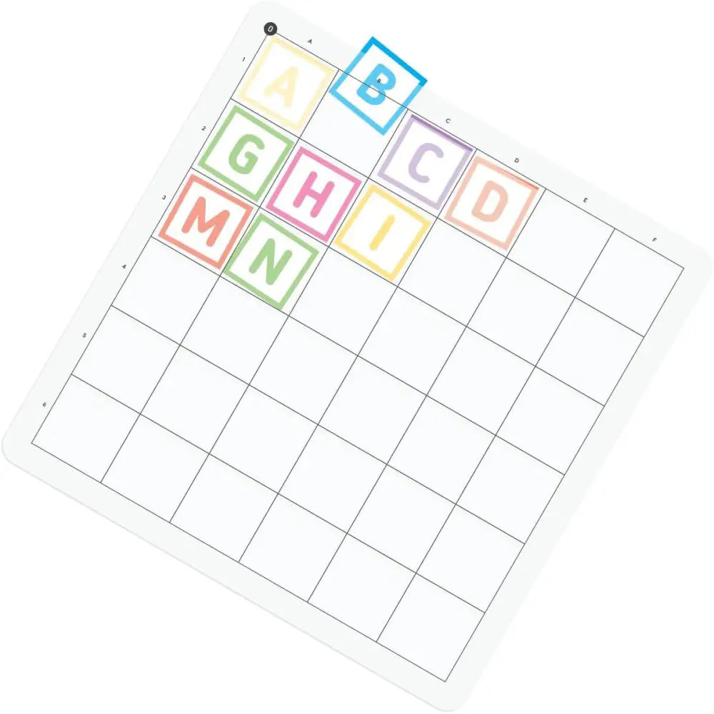 Primo Cubetto+ Coding Robot Playset - Screen Free Programming - Hands on Coding with Transparent Mat, Number &amp; Alphabet Cards - STEM Learning Activities for Kids | Age 3+