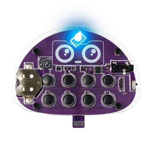 CircuitMess Wacky Robots - DIY Mini Robots: Buttons - Educational STEM Learning about Microchips and Sound Synthesis for Ages 7+