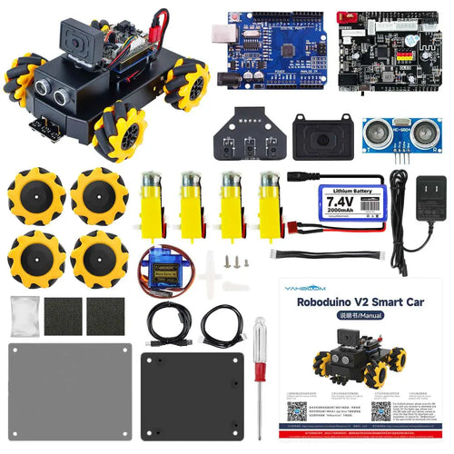 Roboduino V2 AI Vision Car with ESP32 WiFi camera for Arduino UNO