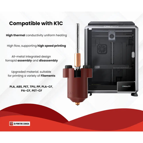 Creality Official K1C Ceramic Heating Block Hotend Kit