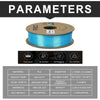 Blue R3D Silk PLA Filament - 1.75mm, 1kg