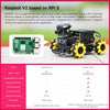 Yahboom AI Vision Robot Raspberry Pi 5 Car Support Python Progamming Open Source-Superior Version((RPi5 16GB Board))