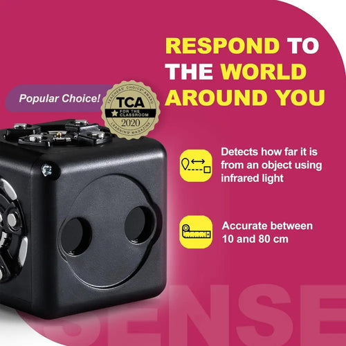 Modular Robotics Distance Cubelet - STEM Robotics Blocks Construction Kit