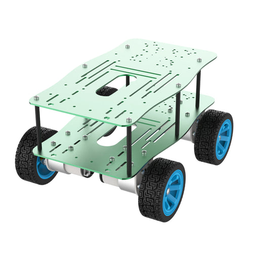 Yahboom Aluminum Alloy ROS Robot Car Chassis--4WD chassis