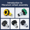 Yahboom Mecanum Wheel Kit for DIY robot or programmable smart car-60mm wheel (ABS) *4+TT coupling*4