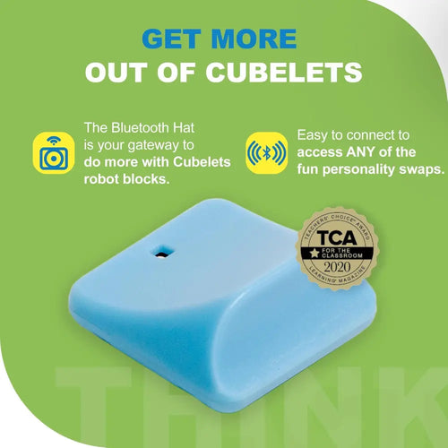Modular Robotics Cubelets Bluetooth Hat - STEM Educational Robotics Accessories - Teaching and Learning Tools for  Ages 4+