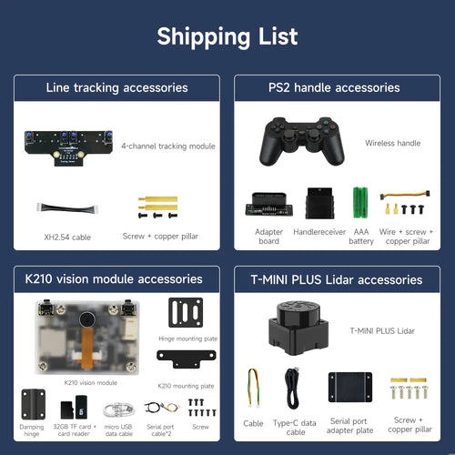 Expansion accessories kit for self-balancing robot car-- PS2 Handle Accessories