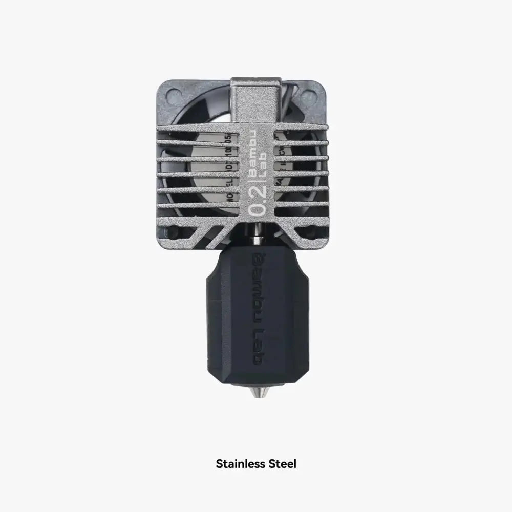 Bambu Lab X1/X1C Stainless Steel 0.2mm Hotend Assembly