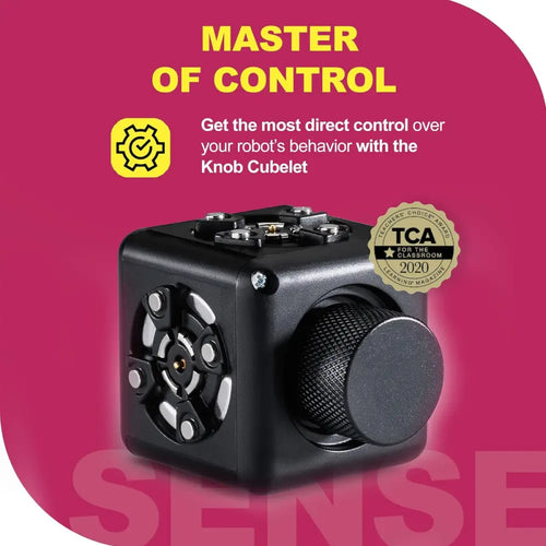 Modular Robotics Knob Cubelet - STEM Robotics Blocks Construction Kit