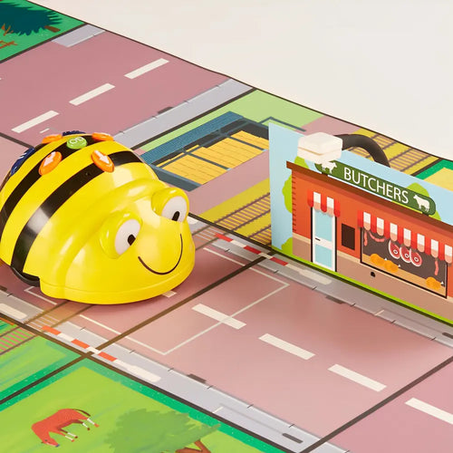 TTS Fun Kit 4 Bee-Bot with Wooden Tunnels, Trailer and Robot Sensor Fronts Bundle Pack